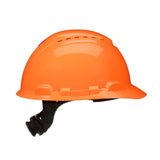 3M H-706SFV-UV SecureFit Cap Style Hard Hat, Orange, Vented, Uvicator Sensor, 4-Point Ratchet Suspension, ANSI Z89.1 (7100240008) (20 Pack) - 2