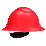 3M H-805SFV-UV SecureFit Full Brim Hard Hat, Red, Vented, 4-Point Pressure Diffusion Ratchet Suspension with Uvicator Sensor (7100240024) (20 Pack)