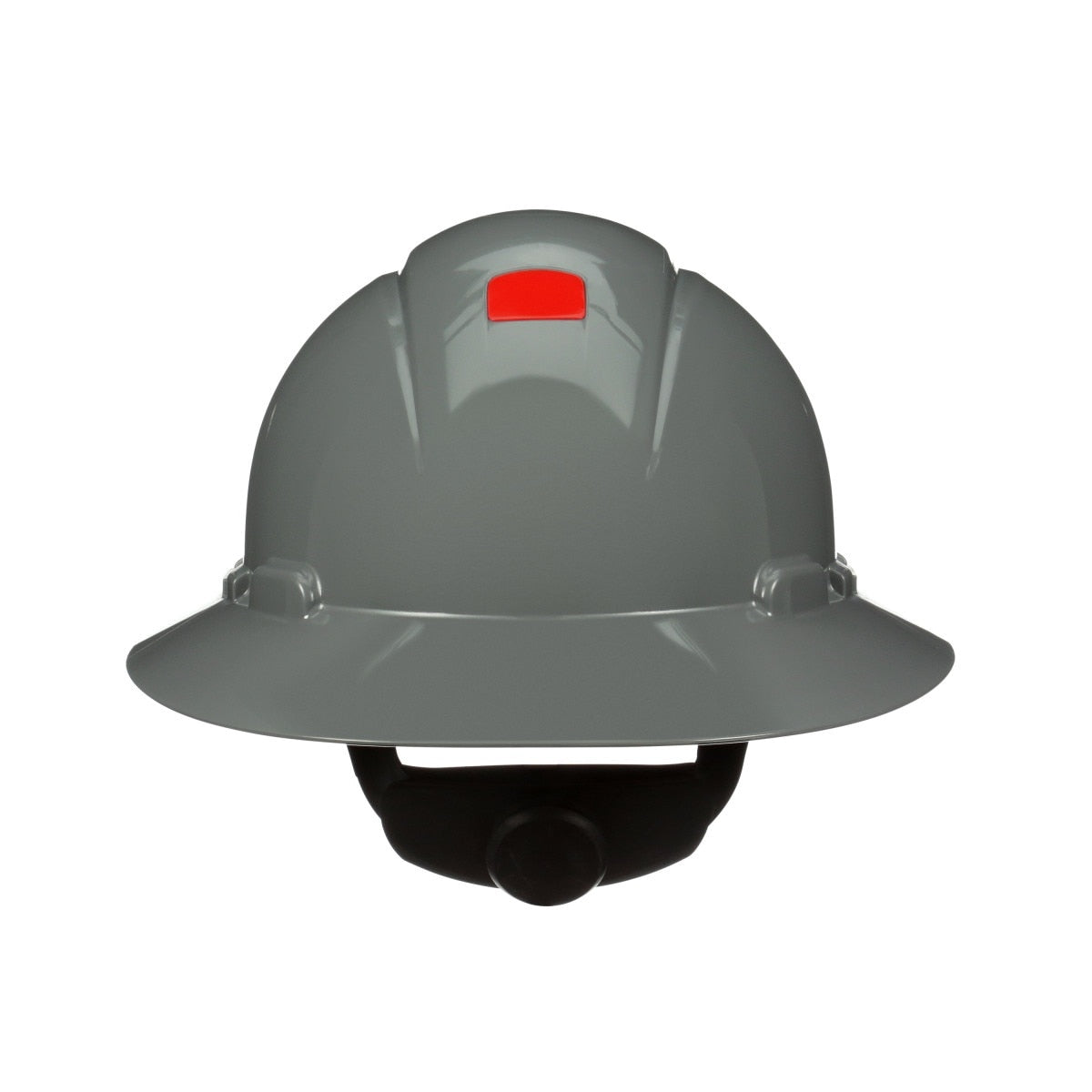 3M SecureFit Full Brim Hard Hat, Grey, Non-Vented, 4-Point Pressure Diffusion Ratchet Suspension, with UVicator Sensor, ANSI Z89.1 (H-808SFR-UV) (7100240025) (20 Pack)