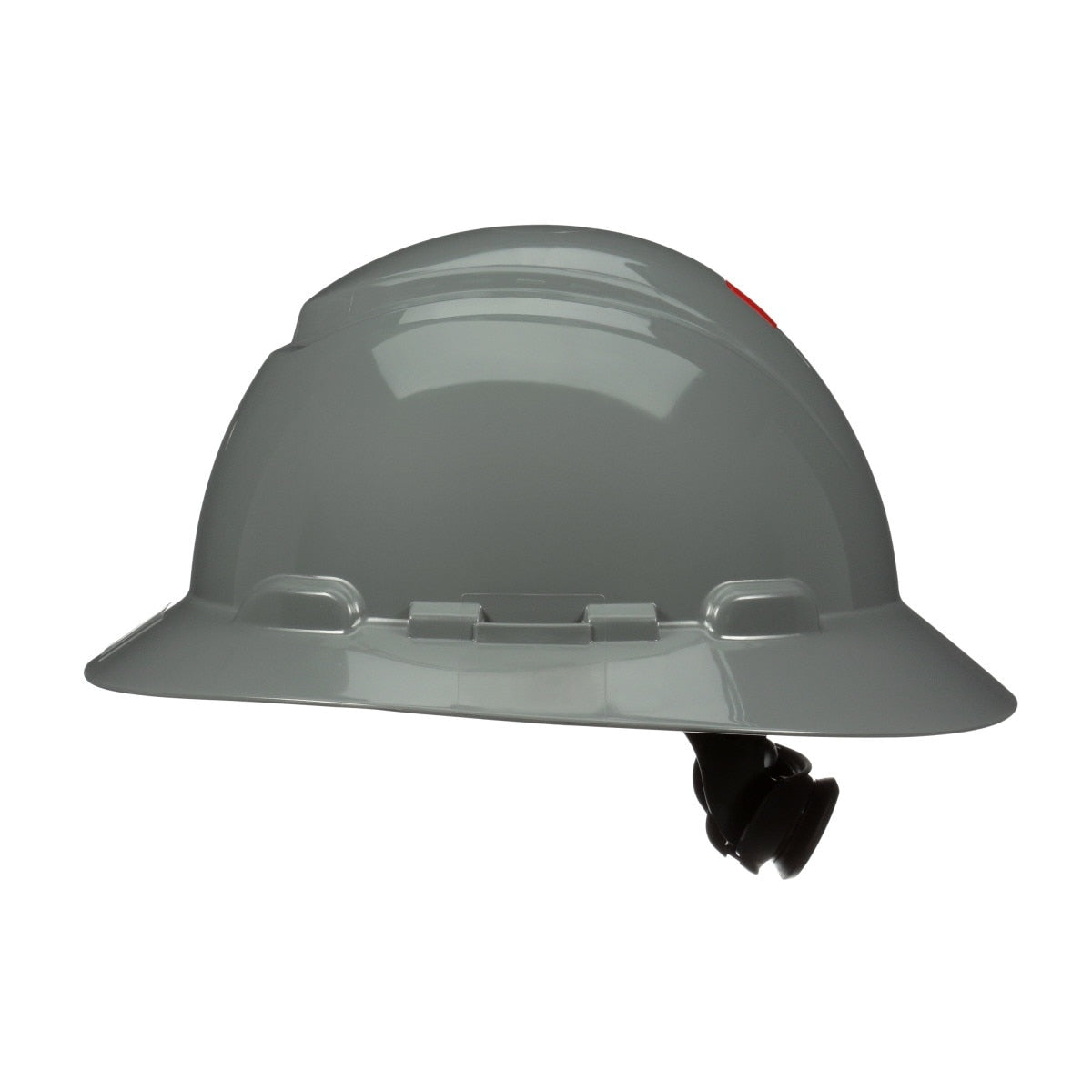 3M SecureFit Full Brim Hard Hat, Grey, Non-Vented, 4-Point Pressure Diffusion Ratchet Suspension, with UVicator Sensor, ANSI Z89.1 (H-808SFR-UV) (7100240025) (20 Pack) - 4