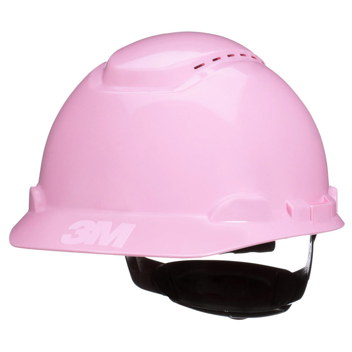 3M H-713SFV-UV SecureFit Cap Style Hard Hat, Pink, Vented, Uvicator Sensor, 4-Point Ratchet Suspension, ANSI Z89.1, Medium (7100240026) (20 Pack)