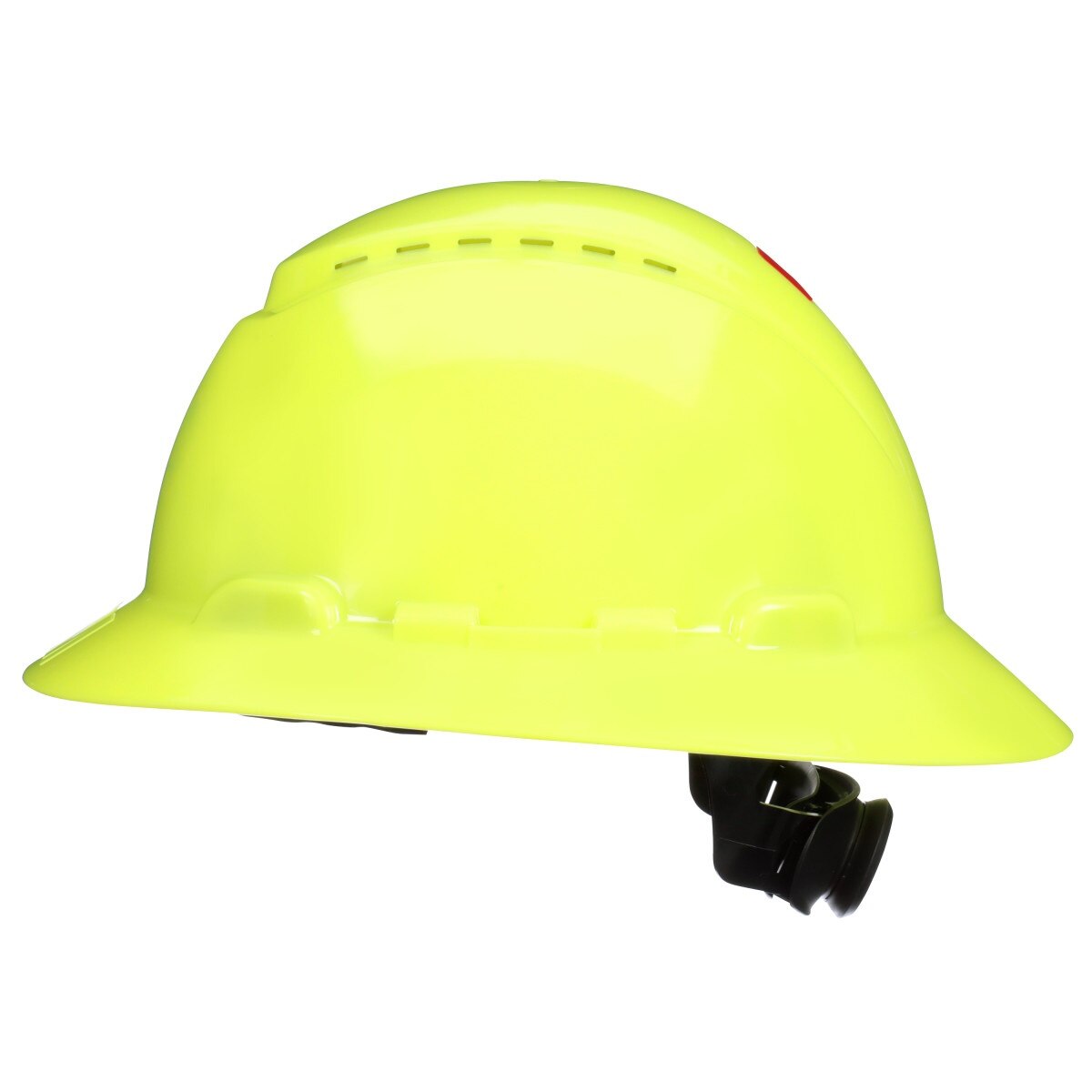 3M H-809SFV-UV SecureFit Full Brim Hard Hat with UVicator Sensor, Vented, Hi-Vis Yellow, 4-Point Pressure Diffusion Ratchet Suspension, ANSI Z89.1 (7100240035) (20 Pack) - 2