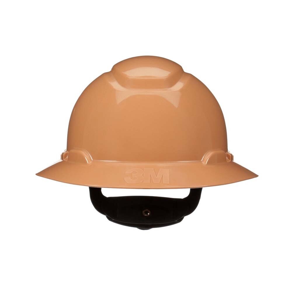3M H-811SFR-UV SecureFit non-vented full brim safety helmet with Uvicator sensor and 4-point ratchet suspension (Tan) (7100240038) - 2