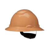 3M 7100240038 SecureFit H-811SFR-UV non-vented full brim safety helmet with Uvicator sensor and 4-point ratchet suspension (Tan) - 3