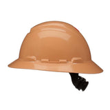 3M H-811SFR-UV SecureFit non-vented full brim safety helmet with Uvicator sensor and 4-point ratchet suspension (Tan) (7100240038) - 4