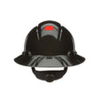 3M SecureFit Full Brim Hard Hat, Black, 4-Point Pressure Diffusion Ratchet Suspension, with Uvicator (H-812SFR-UV) (7100240039) (20 Pack)