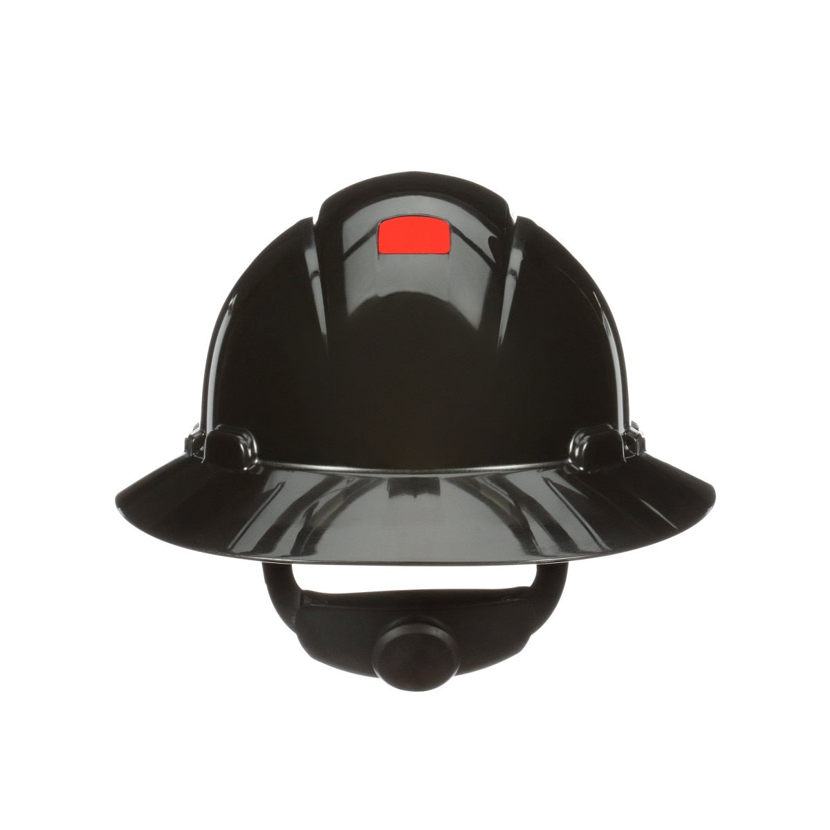 3M SecureFit Full Brim Hard Hat, Black, 4-Point Pressure Diffusion Ratchet Suspension, with Uvicator (H-812SFR-UV) (7100240039) (20 Pack)