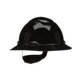 3M H-812SFV-UV SecureFit Full Brim Hard Hat, Black, Vented, 4-Point Pressure Diffusion Ratchet Suspension with UVicator Sensor (7100240040) (20 Pack)