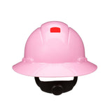 3M SecureFit Full Brim Hard Hat, Pink, Non-Vented, 4-Point Pressure Diffusion Ratchet Suspension, Uvicator (H-813SFR-UV) (7100240041) (20 Pack) - 2