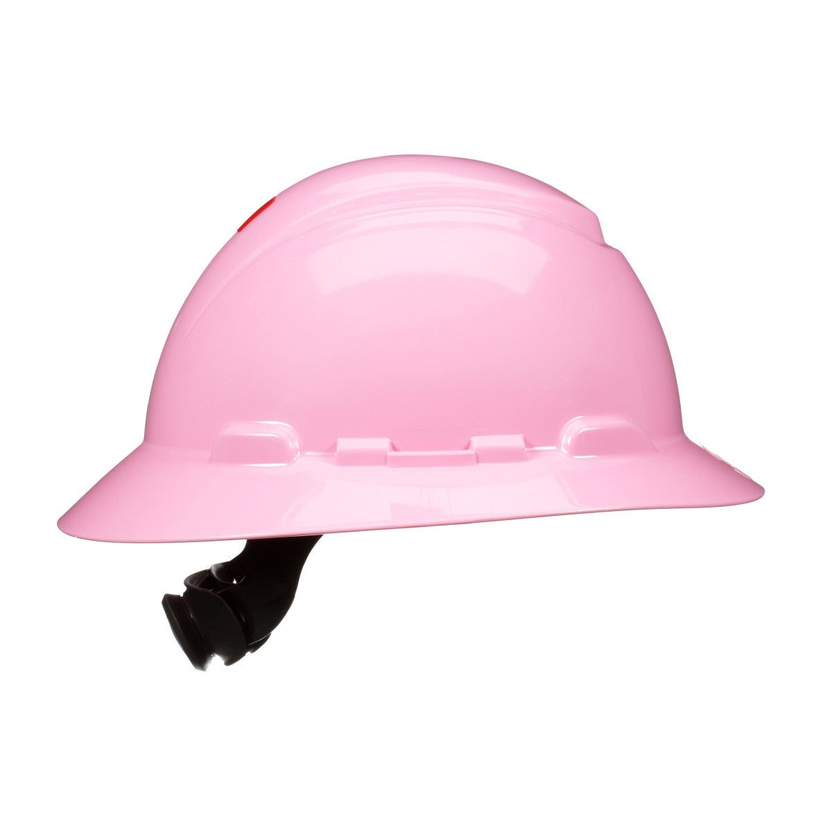 3M SecureFit Full Brim Hard Hat, Pink, Non-Vented, 4-Point Pressure Diffusion Ratchet Suspension, Uvicator (H-813SFR-UV) (7100240041) (20 Pack) - 4