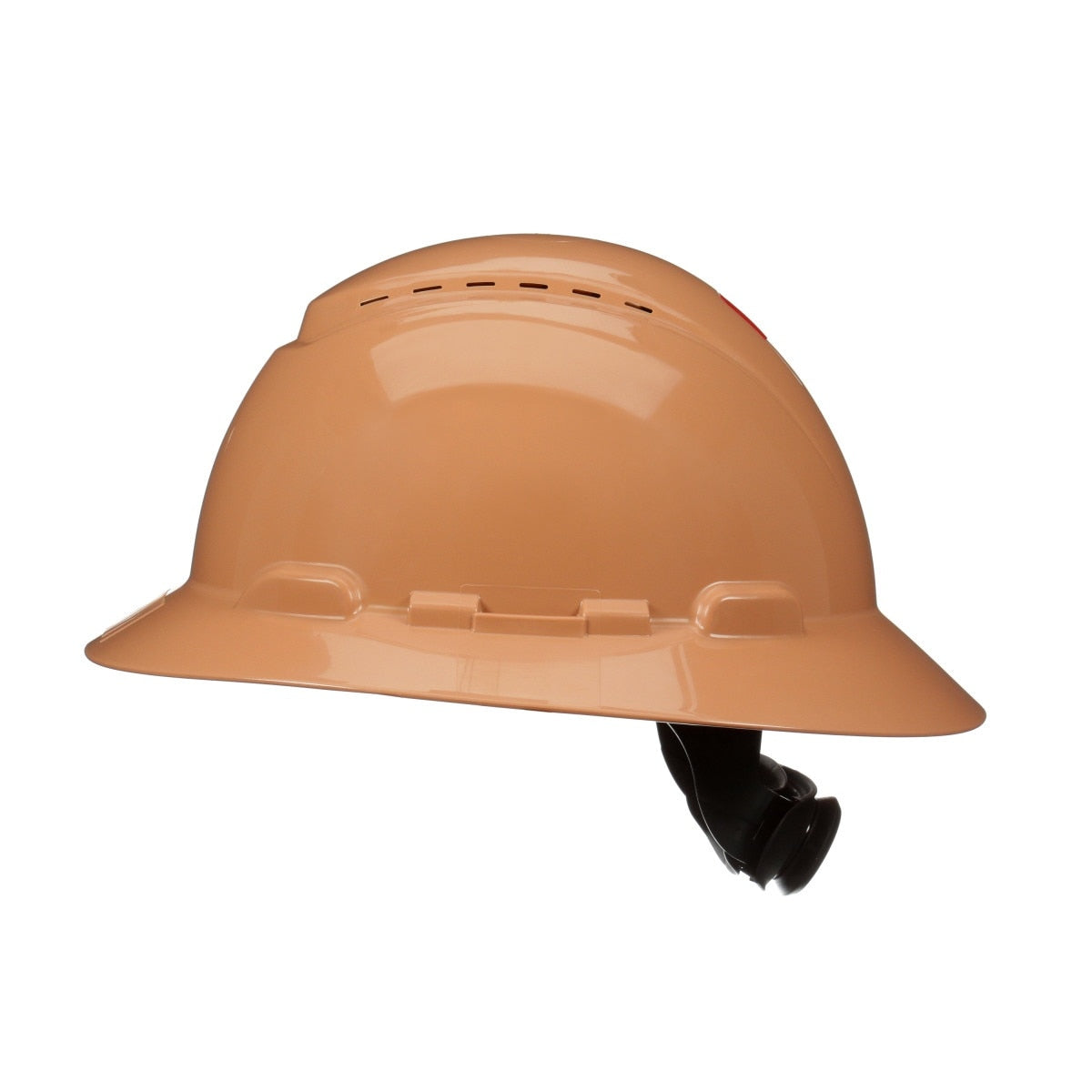 3M H-811SFV-UV SecureFit Full Brim Hard Hat, Tan, Vented, 4-Point Pressure Diffusion Ratchet Suspension with UVicator Sensor (7100240042) (20 Pack) - 2