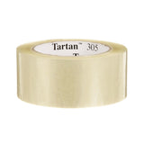 3M 305 Box Sealing Tape, Clear, Light Duty, Acrylic, 1-7/8 in x 109.36 yd (7100241143) (36 Pack) - 2