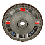 3M 769F Flap Disc, T29 Quick Change, Precision Shaped Ceramic, 120+, Purple, 4-1/2 in x 5/8 in-11 (7100242990) (10 Pack)