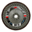 3M Flap Disc 769F Type 29 Quick Change, 60+, Purple, 5 in x 5/8 in-11 Threaded Ceramic Precision-Shaped Grain Grinding and Finishing Disc for Carbon Steel and Stainless Steel (7100242991) (10 Pack)