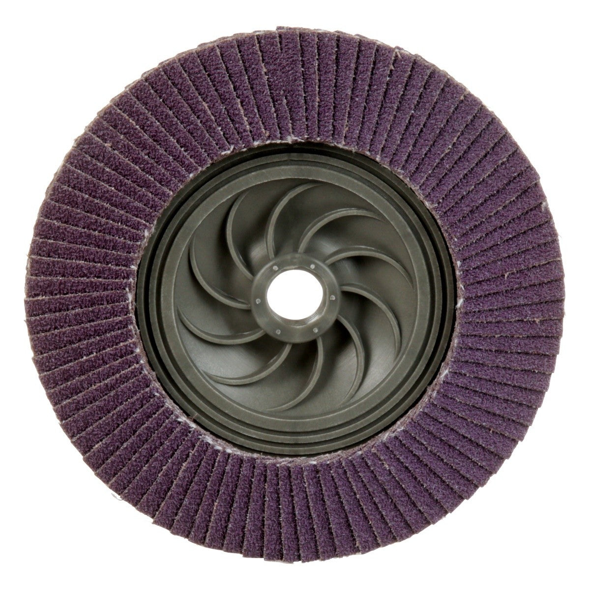 3M Flap Disc 769F Type 29 Quick Change, 60+, Purple, 5 in x 5/8 in-11 Threaded Ceramic Precision-Shaped Grain Grinding and Finishing Disc for Carbon Steel and Stainless Steel (7100242991) (10 Pack) - 3