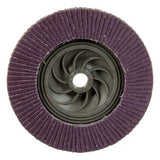 3M 769F Flap Disc , Type 29, 80+ Grit, 5 in x 5/8-11 Thread, Precision-Shaped Ceramic Grain for Grinding and Finishing on Carbon and Stainless Steel (7100242992) - 3