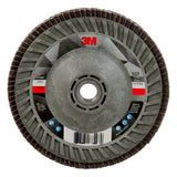 3M 769F Flap Disc, T29 Quick Change, Precision Shaped Ceramic 120 Plus Purple, 5 in x 5/8 in-11 (7100243778) (250Pack)
