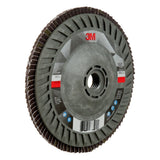 3M 769F Flap Disc, T27 Quick Change, Threaded 5 in x 5/8 in-11, Precision Shaped Ceramic, 120+, Purple (7100243781) (10 Pack) - 3