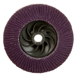 3M 769F Flap Disc, T29 Quick Change, 80+, 4-1/2 in x 5/8 in-11, Precision Shaped Ceramic, Purple (7100243873) (10 Pack) - 6