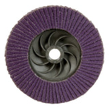 3M 769F Flap Disc T27 Quick Change 60 Plus Precision Shaped Ceramic Purple 4-1/2 in x 5/8 in-11 (7100243877) (10 Pack) - 3