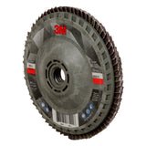 3M 769F Flap Disc T27 Quick Change 60 Plus Precision Shaped Ceramic Purple 4-1/2 in x 5/8 in-11 (7100243877) (10 Pack) - 5