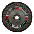 3M 769F Flap Disc Type 27 Quick Change 40+ Ceramic Precision-Shaped Grain for Grinding and Finishing on Carbon and Stainless Steel (5 in x 5/8-11) (7100243883) (10 Pack)