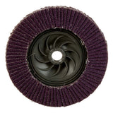 3M 769F Flap Disc Type 27 Quick Change 40+ Ceramic Precision-Shaped Grain for Grinding and Finishing on Carbon and Stainless Steel (5 in x 5/8-11) (7100243883) (10 Pack) - 3