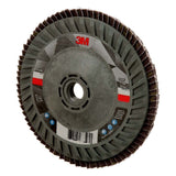 3M 7100243883 Flap Disc 769F Type 27 Quick Change 40+ Ceramic Precision-Shaped Grain for Grinding and Finishing on Carbon and Stainless Steel (5 in x 5/8-11) - 5