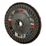 3M 769F Flap Disc Type 27 Quick Change 40+ Ceramic Precision-Shaped Grain for Grinding and Finishing on Carbon and Stainless Steel (5 in x 5/8-11) (7100243883) (10 Pack) - 5
