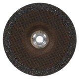 3M 7100244821 Silver Depressed Center Grinding Wheel, 87447, 36+, T27 Quick Change, 6 in x 1/4 in x 5/8 in-11 (10 Pack) - 4