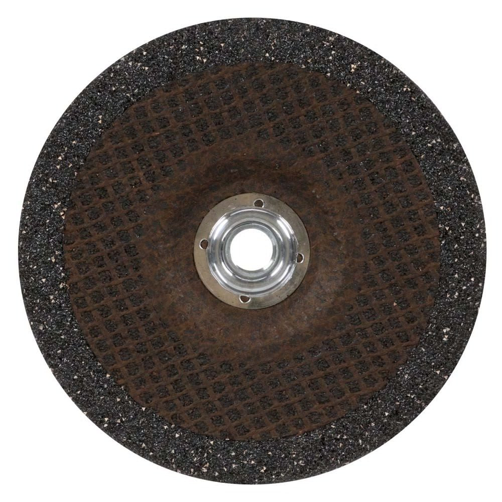3M 87447 Silver Depressed Center Grinding Wheel, 36+, T27 Quick Change, 6 in x 1/4 in x 5/8 in-11 (7100244821) (10 Pack) - 4