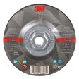 3M 7100245020 Silver Depressed Center Grinding Wheel, 87446, 36+, T27 Quick Change, 5 in x 1/4 in x 5/8 in-11 (10 Pack)
