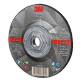 3M 87397 Silver Depressed Center Grinding Wheel, 36+, T27 Quick Change, 4.5 in x 1/4 in x 5/8 in-11 (7100245024) (20 Pack) - 3