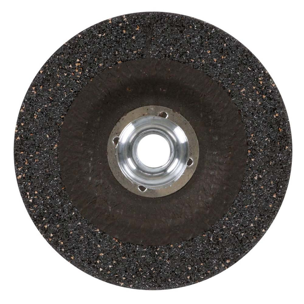 3M 87397 Silver Depressed Center Grinding Wheel, 36+, T27 Quick Change, 4.5 in x 1/4 in x 5/8 in-11 (7100245024) (10 Pack) - 5
