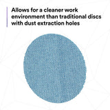3M 310W Xtract Net Disc, 120+, Blue, 3 in x NH, Die 300V, Hook and Loop (7100247099) (500 Pack) - 5