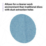 3M 310W Xtract Clean Sanding Net Disc, 180+, 3 in x NH, Die 300V, Hook & Loop, Blue (7100247102) (500 Pack) - 7