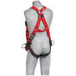 3M 1191385 PROTECTA Hot Work Vest-Style Positioning Safety Harness, 3 D-Rings, Medium/Large, Red, 420 lb Capacity (7100247387)