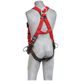 3M 1191385 PROTECTA Hot Work Vest-Style Positioning Safety Harness, 3 D-Rings, Medium/Large, Red, 420 lb Capacity (7100247387)