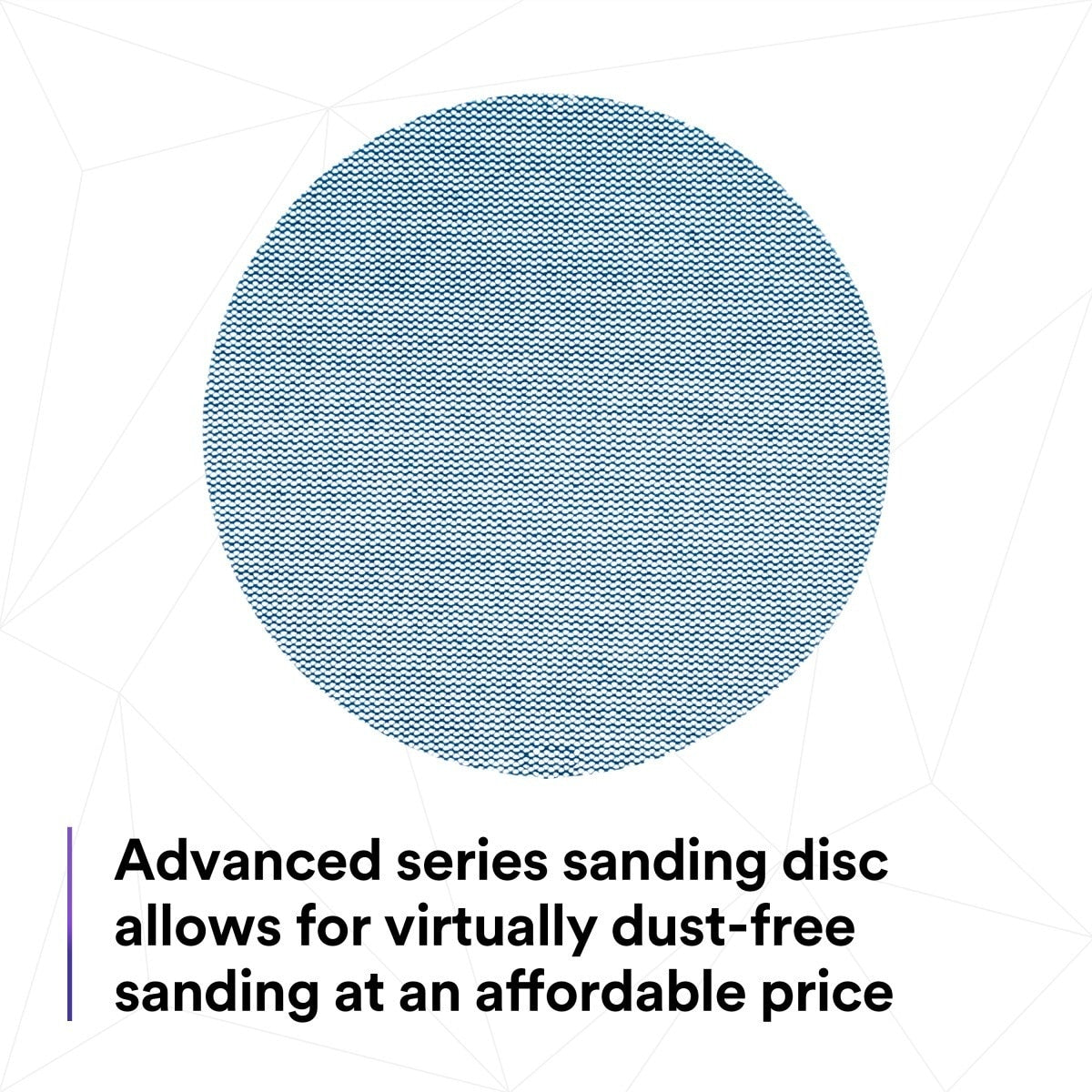 3M 310W Xtract Hookit Net Disc, 180+, Blue, 5 in x NH, Die 500X, for Metal Wood Composites (7100247523) (500 Pack) - 7
