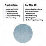 3M 310W Xtract Clean Sanding Net Disc, 220+, Blue, 6 in x NH, Die 600Z, Hook & Loop for Metal, Wood, Composites, Stock Removal, Fine Finishing (7100247525) (500 Pack) - 5