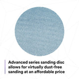 3M 310W Xtract Clean Sanding Net Disc, 220+, 5 in x NH, Die 500X, Hook & Loop, Blue (7100247526) (500 Pack) - 4