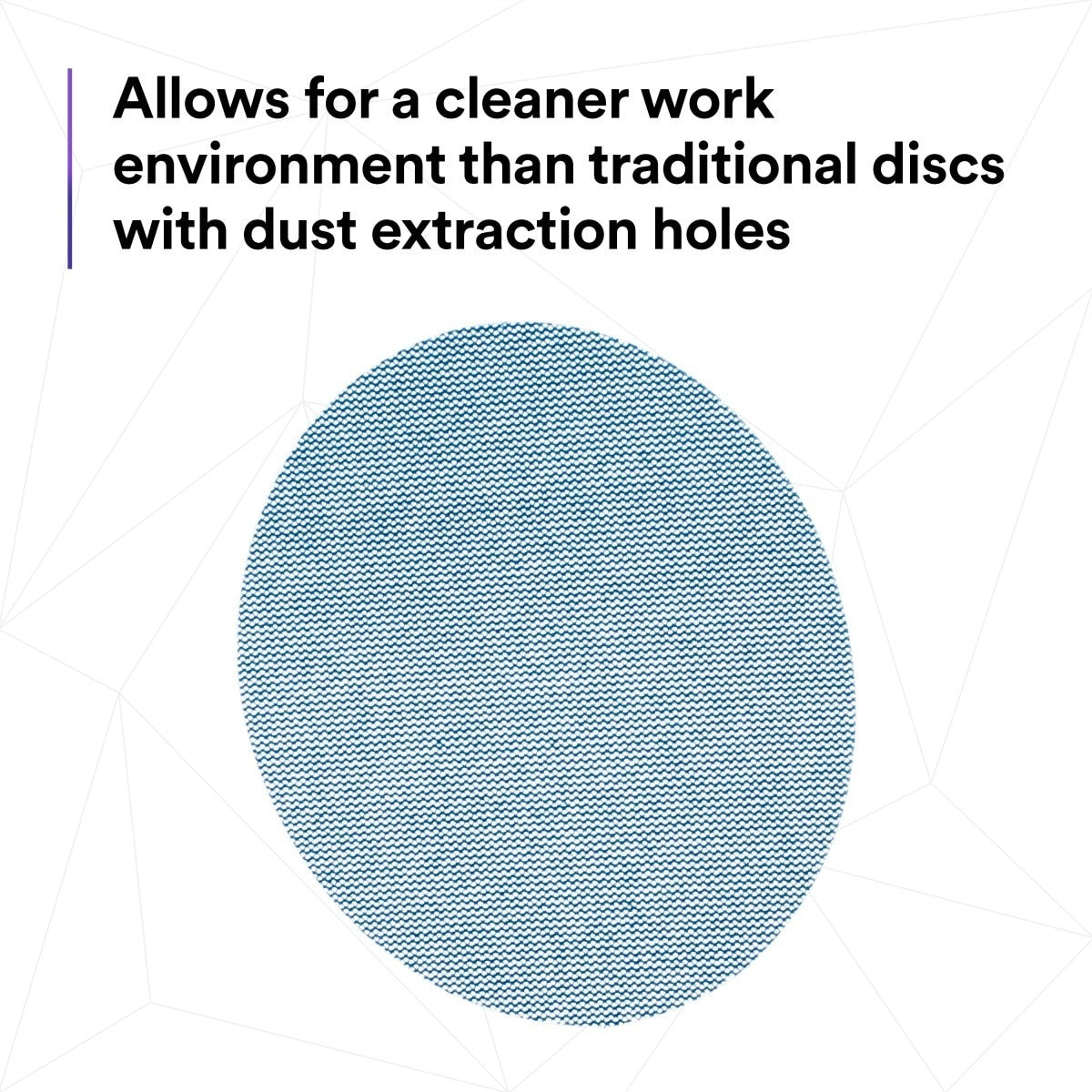3M 310W Xtract Clean Sanding Net Disc, 220+, 5 in x NH, Die 500X, Hook & Loop, Blue (7100247526) (500 Pack) - 6
