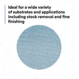3M 310W Xtract Clean Sanding Net Disc, 220+, 5 in x NH, Die 500X, Hook & Loop, Blue (7100247526) (500 Pack) - 8