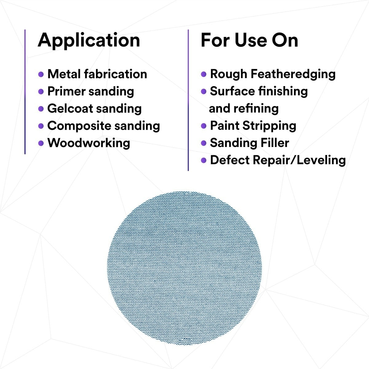 3M 310W Xtract Clean Sanding Net Disc, 220+, 5 in x NH, Die 500X, Hook & Loop, Blue (7100247526) (500 Pack) - 9