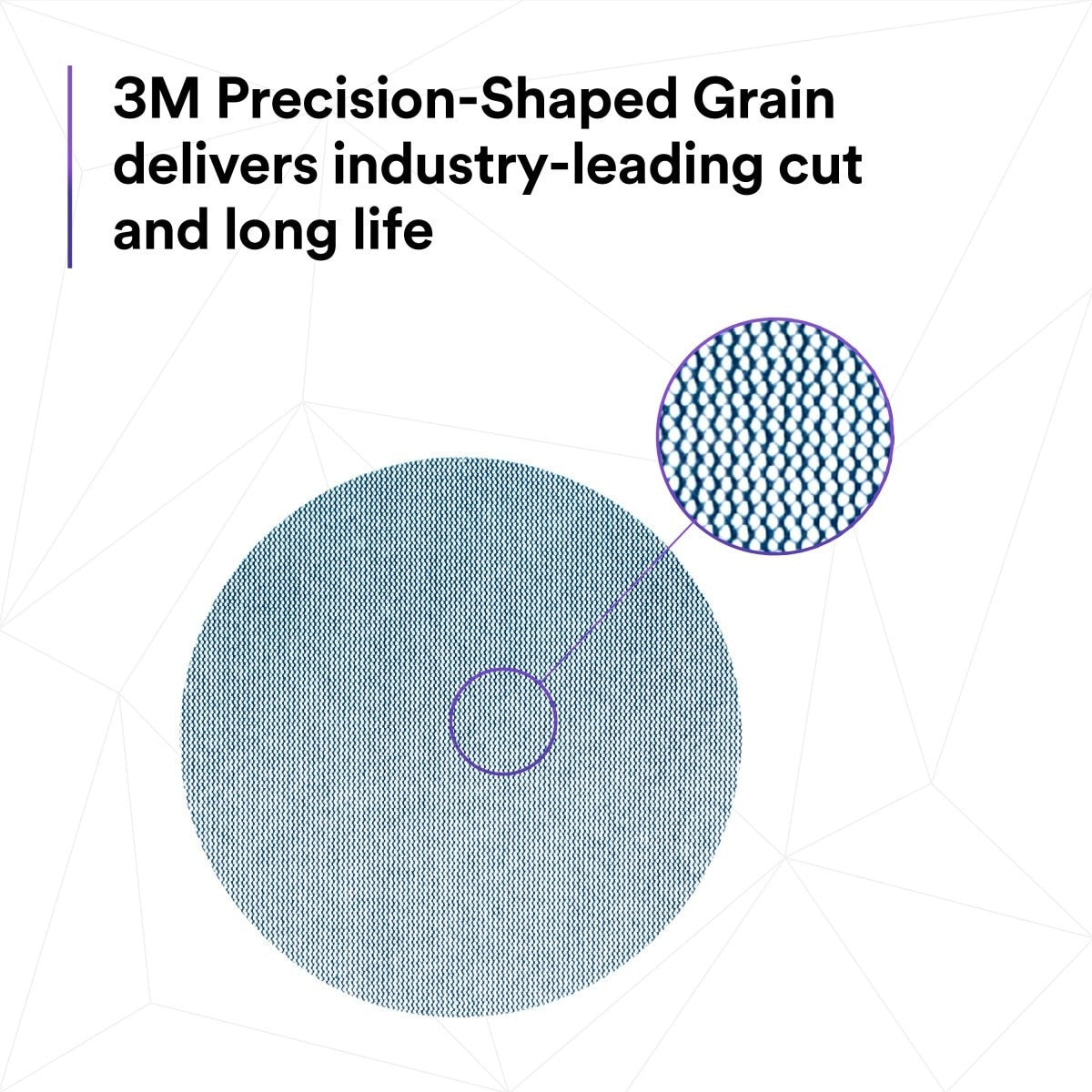 3M 310W 88407 Xtract Hookit Clean Sanding Net Disc 150+ Grit, 6 in x NH, Die 600Z, Blue Abrasive Disc for Metal, Wood, Composites (7100247529) (500 Pack) - 5