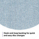 3M 310W 88407 Xtract Hookit Clean Sanding Net Disc 150+ Grit, 6 in x NH, Die 600Z, Blue Abrasive Disc for Metal, Wood, Composites (7100247529) (500 Pack) - 7