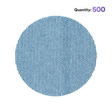 3M 310W Xtract Hookit Clean Sanding Net Disc, 220+, Blue, 3 in x NH, Die 300V (88434) (7100247530) (500 Pack) - 9