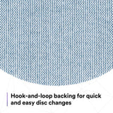 3M 310W Xtract Hookit Clean Sanding Net Disc, 320+, Blue, 6 in x NH, Die 600Z (7100247533) (500 Pack) - 6