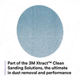 3M 310W Xtract Hookit Clean Sanding Net Disc, 320+, Blue, 6 in x NH, Die 600Z (7100247533) (500 Pack) - 7