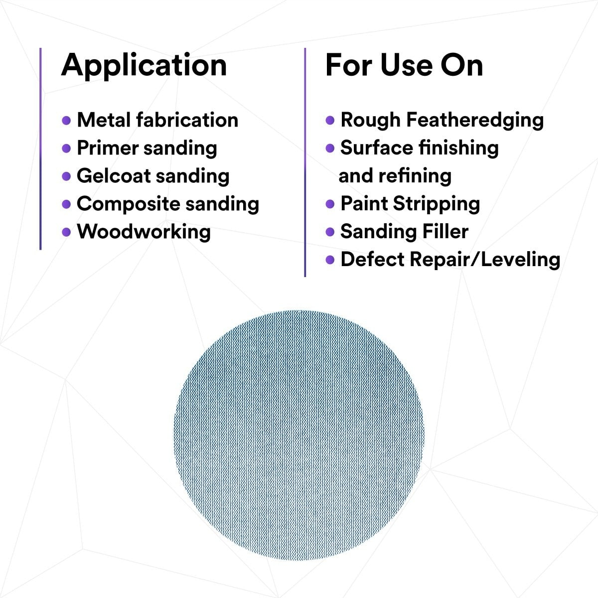 3M 310W Xtract Hookit Clean Sanding Net Disc, 320+, Blue, 6 in x NH, Die 600Z (7100247533) (500 Pack) - 9